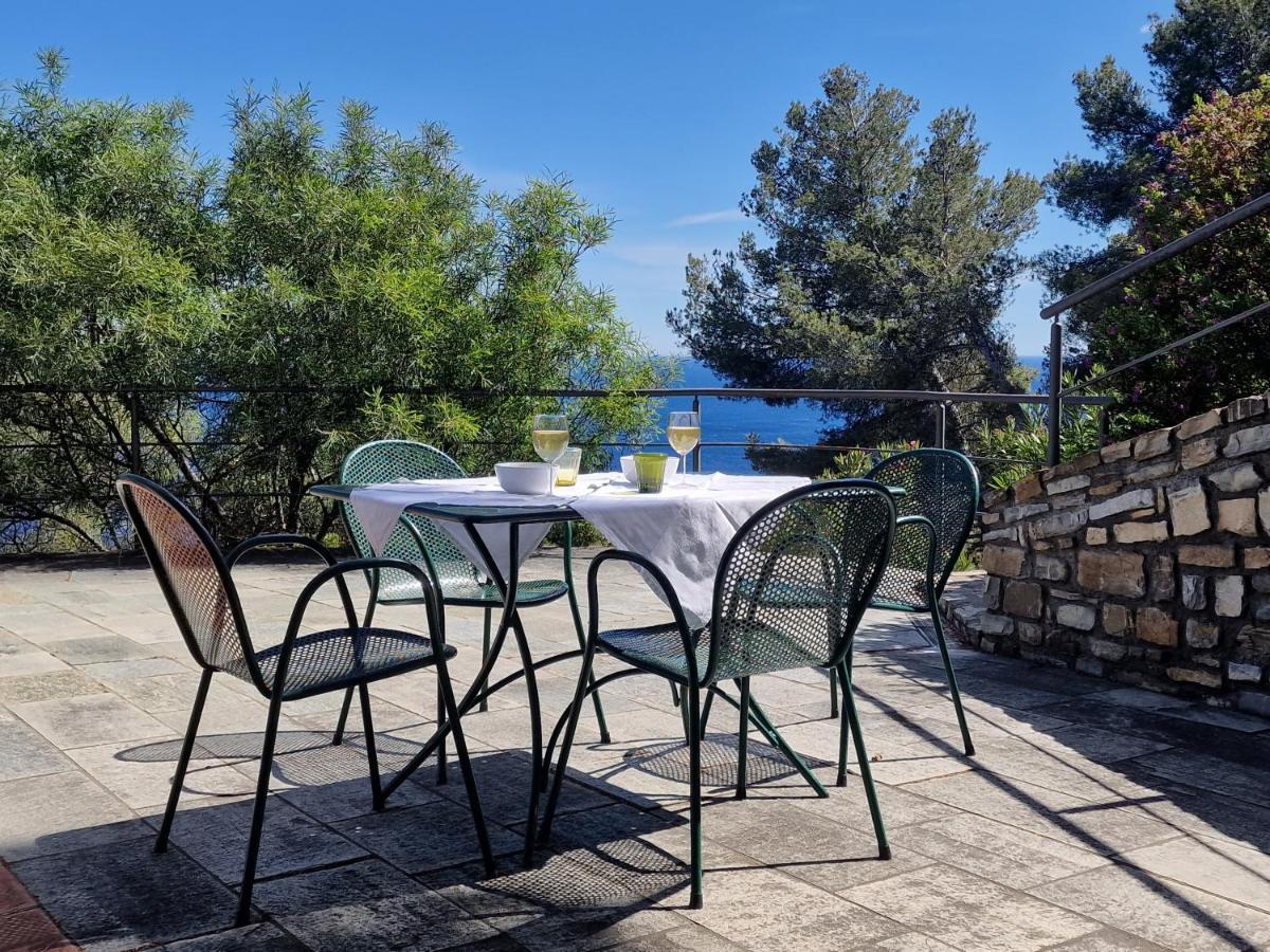Appartamento In Villa Mimosa Cervo Esterno foto