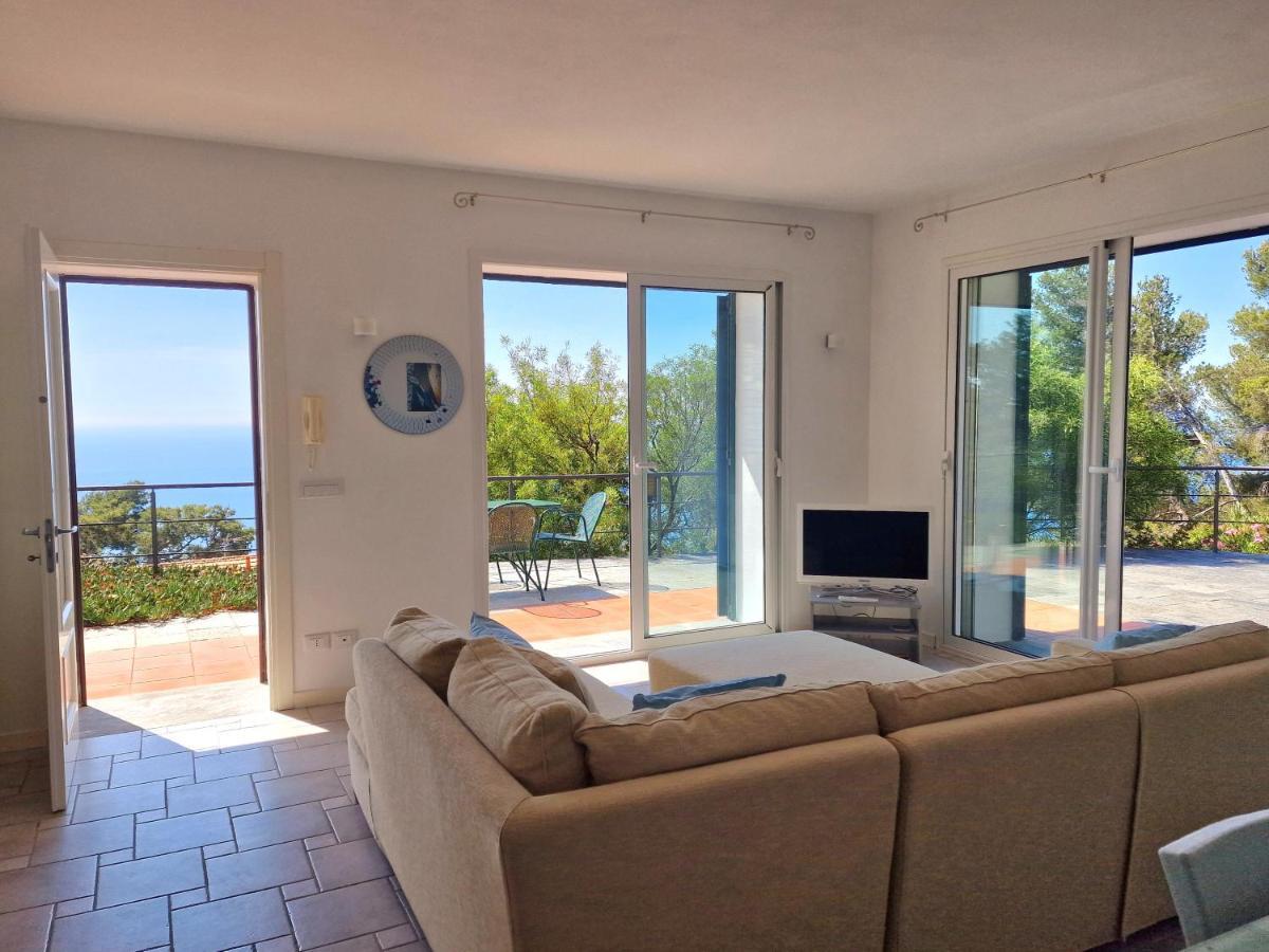 Appartamento In Villa Mimosa Cervo Esterno foto