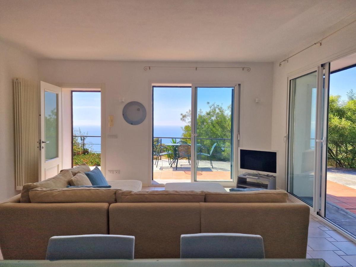 Appartamento In Villa Mimosa Cervo Esterno foto