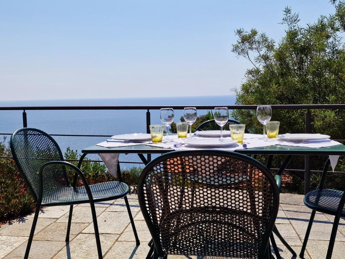Appartamento In Villa Mimosa Cervo Esterno foto