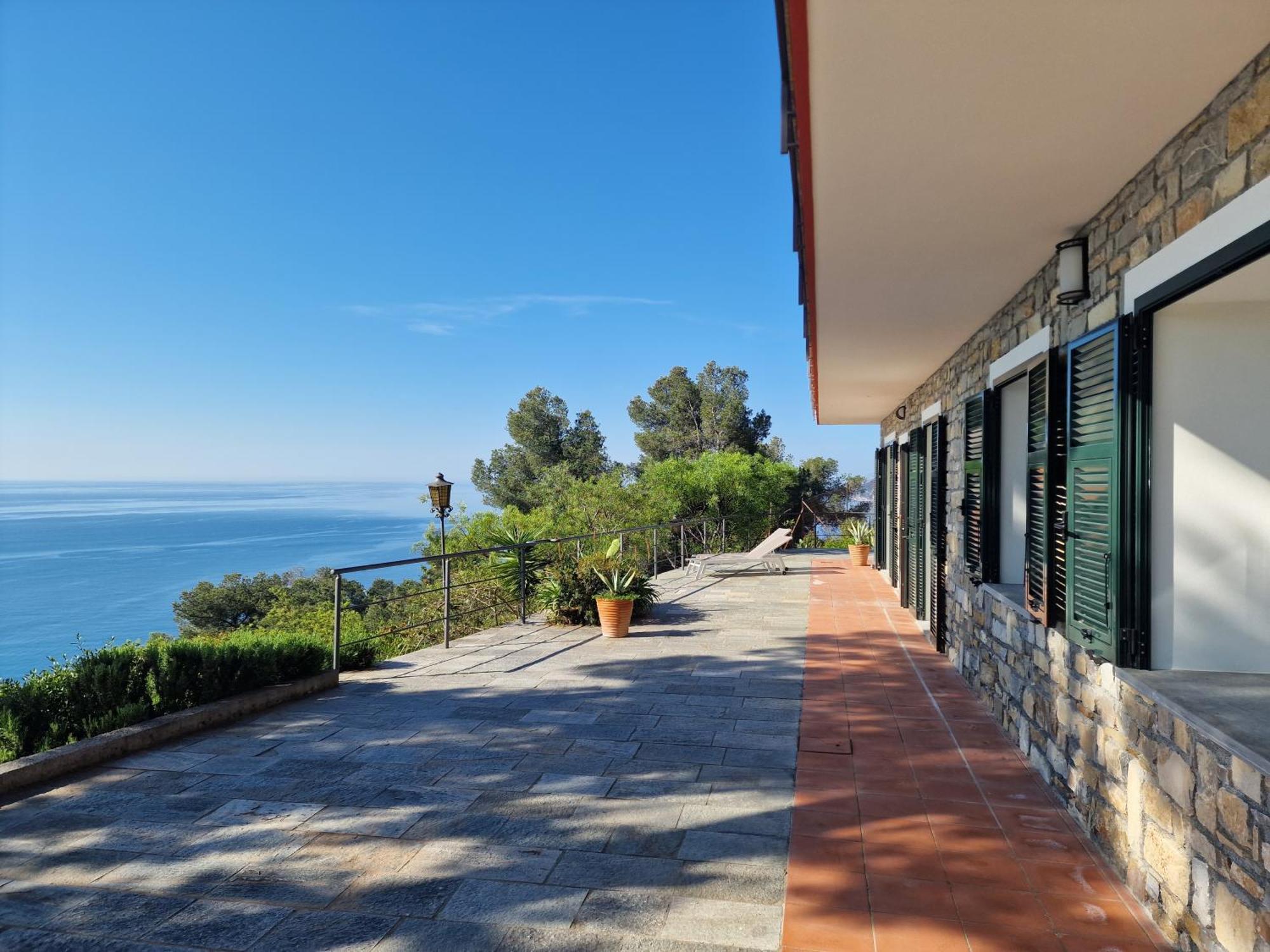 Appartamento In Villa Mimosa Cervo Esterno foto