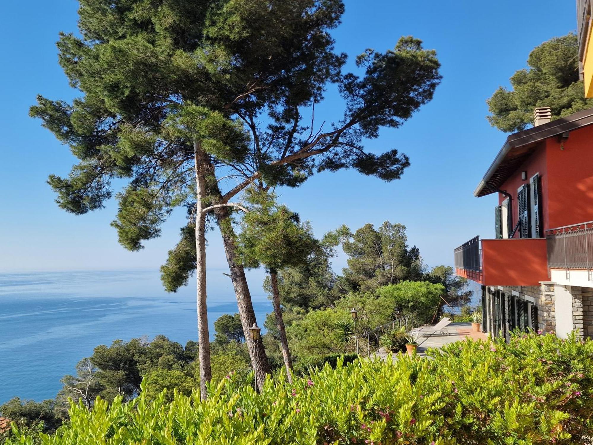 Appartamento In Villa Mimosa Cervo Esterno foto